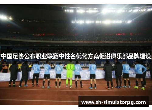 中国足协公布职业联赛中性名优化方案促进俱乐部品牌建设